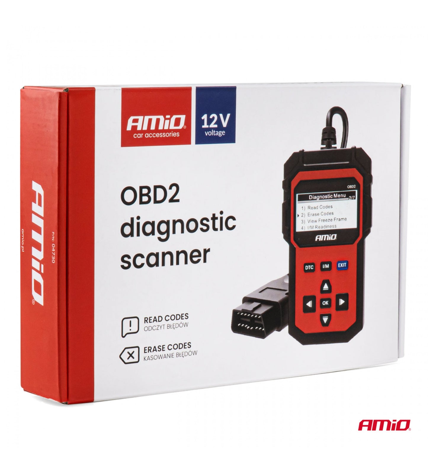 Interfață de diagnosticare pentru tester de scanare AMiO OBD2
