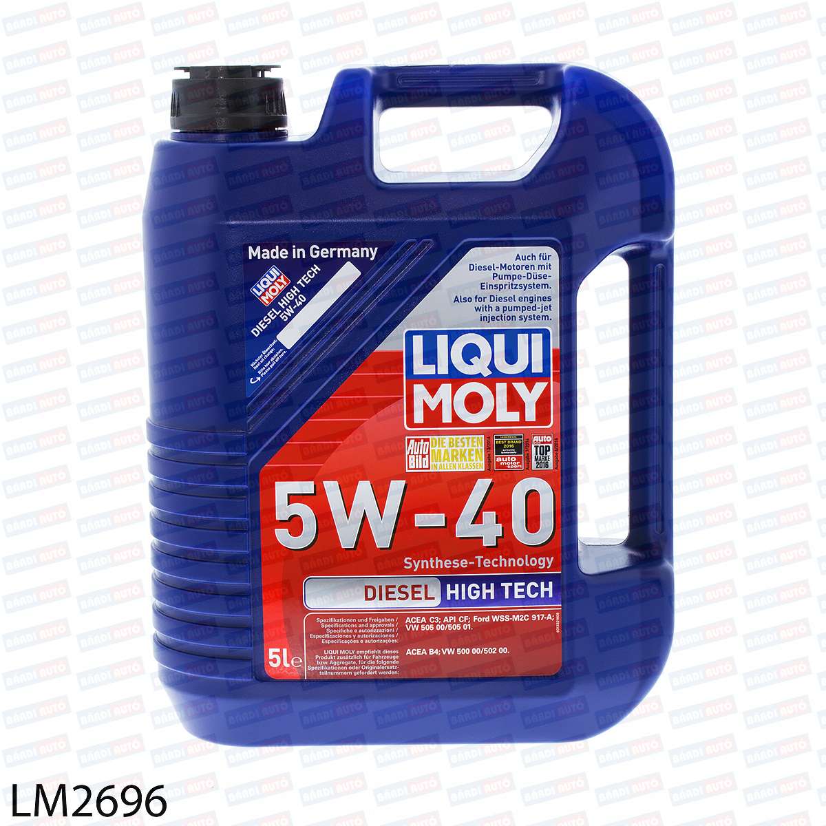Ulei motor Liqui Moly DIESEL HIGH TECH 5W40 5L