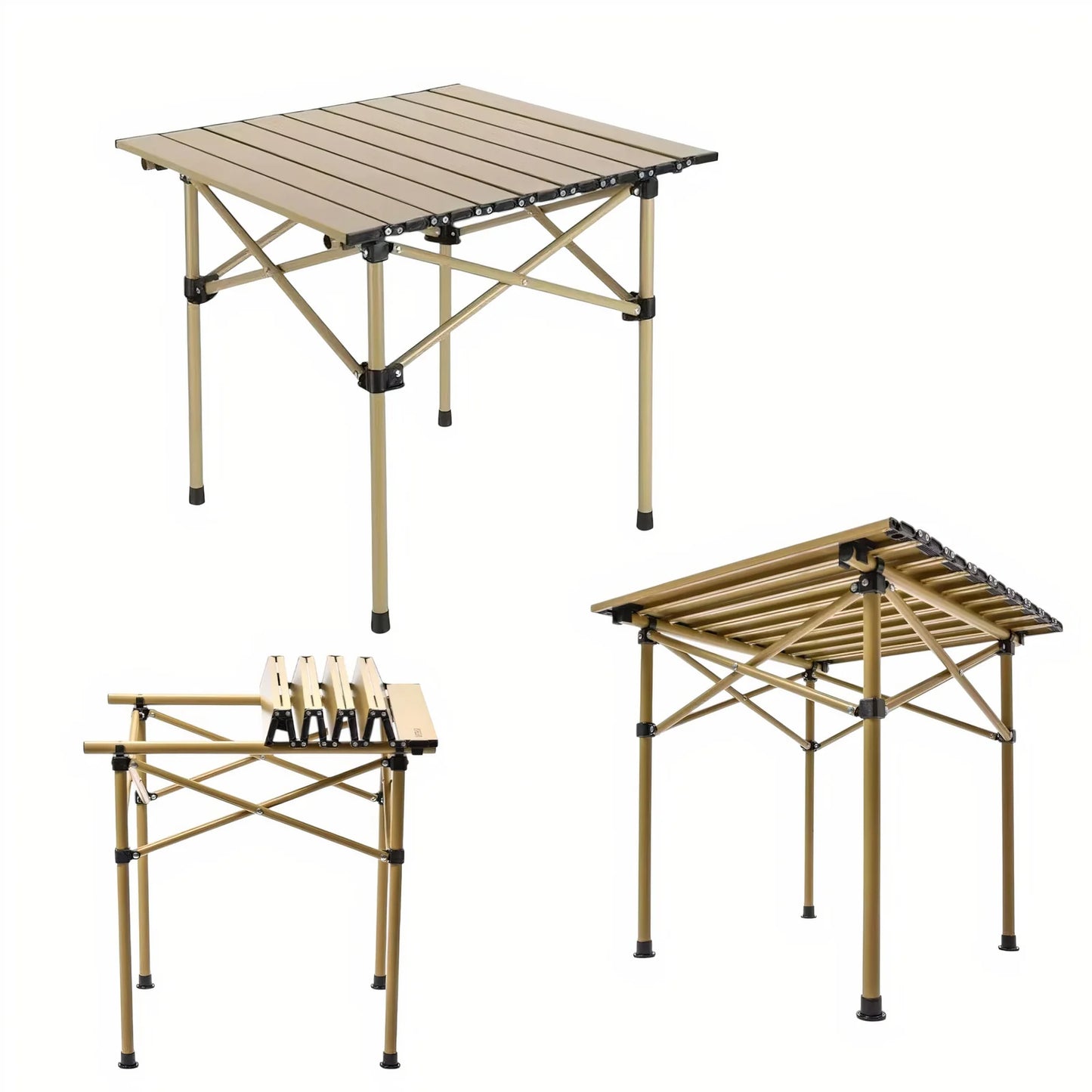 Masa Pliabila 53x51x50cm cu Cadru Metalic, si Blat Rezistent pentru Camping