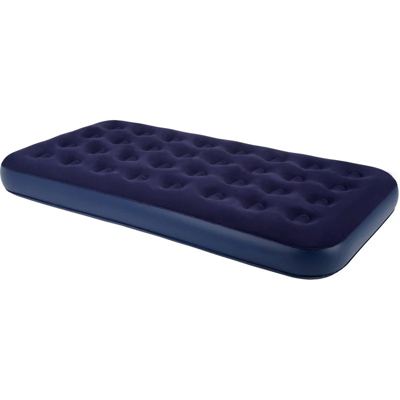 Saltea Gonflabila 191x73x22cm pentru Plaja sau Camping, Suprafata din Catifea