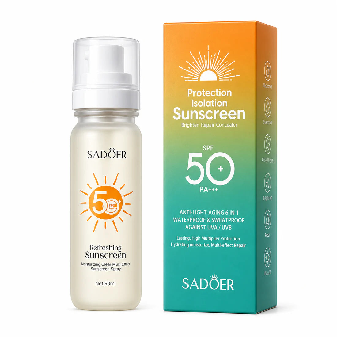 SADOER REFRESHING SUNSCREEN SPRAY SPF 50+ 90ml