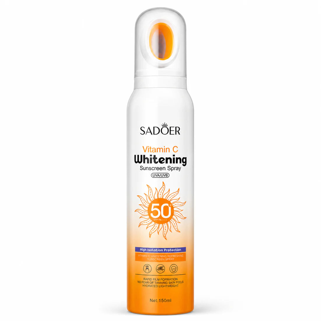 SADOER Vitamin C Whitening Sunscreen Spray SPF 50+ PA+++ 150ml