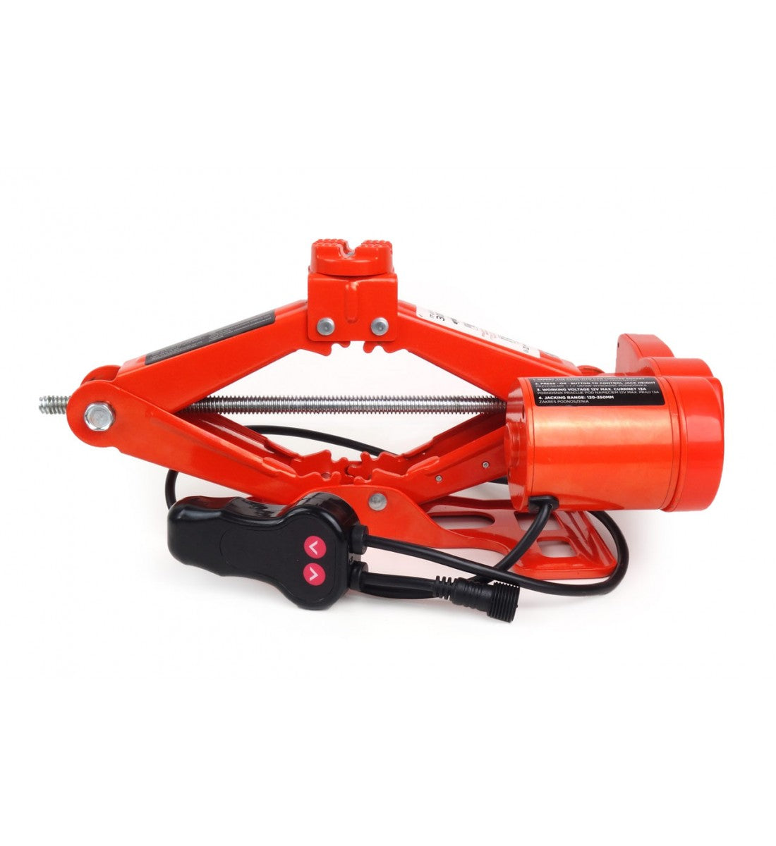Cric electric tip foarfecă cu telecomandă și KIT de reparare 3T 12V