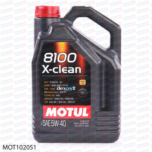 Ulei motor Motul 8100 X-CLEAN 5W-40 5L