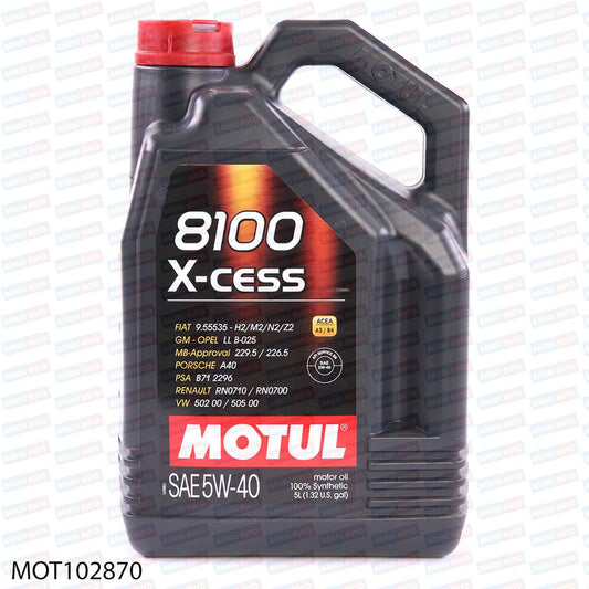Ulei motor Motul 8100 X-CESS 5W-40 5L