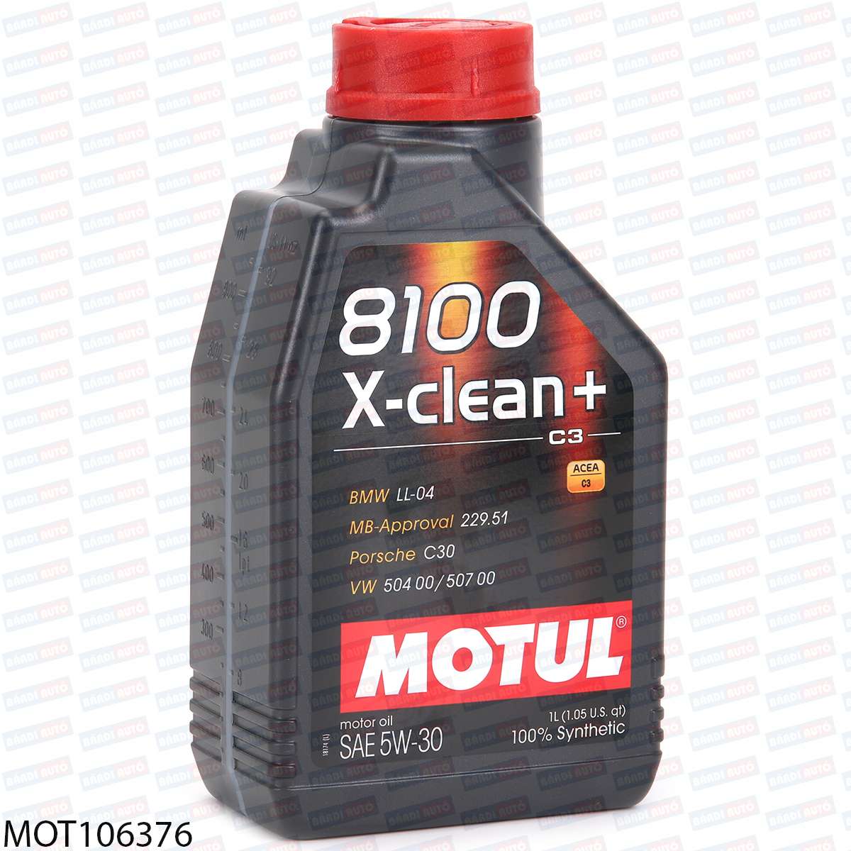 Ulei motor Motul 8100 X-CLEAN+ 5W-30 1l