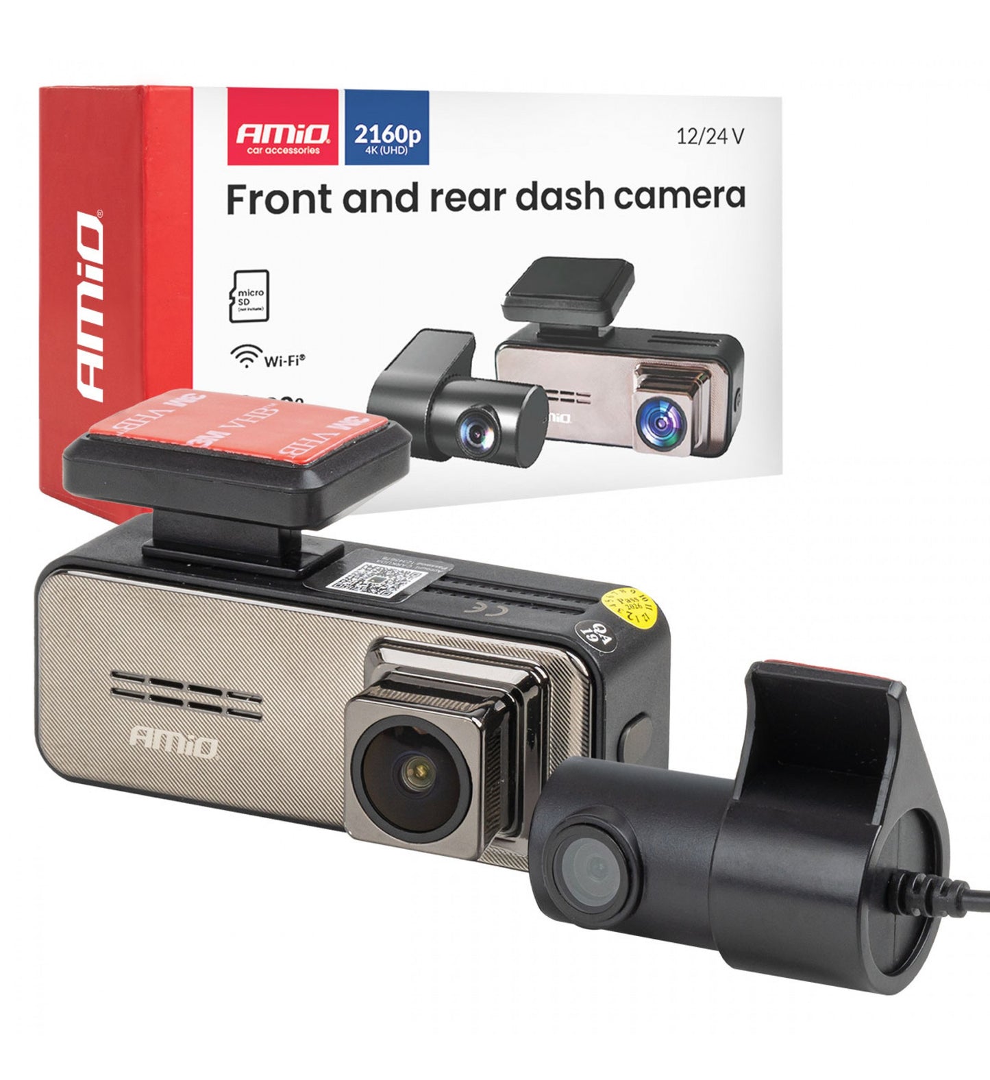 DVR auto 4K + 2K WLAN 512 GB WIFI UHD