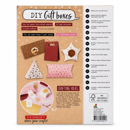 Set DIY pentru 7 cutii de cadou festive