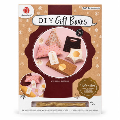 Set DIY pentru 7 cutii de cadou festive