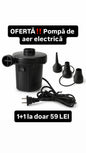 OFERTĂ 1+1 Pompa de Aer Electrica 11x9cm, pentru Gonflabile