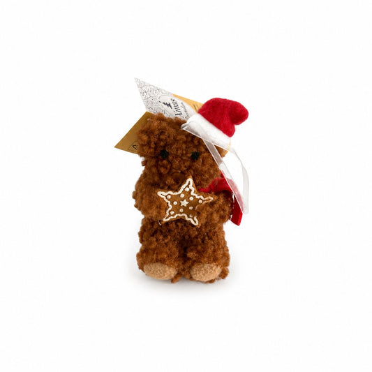 Ornament de Crăciun – Ursuleț cu steluță 11 cm