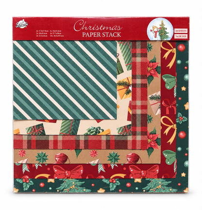 Set hârtie decorativă de Crăciun – Model Clasic