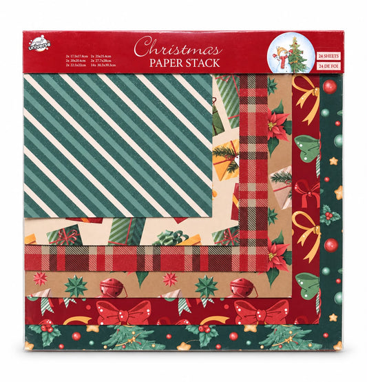 Set hârtie decorativă de Crăciun – Model Clasic
