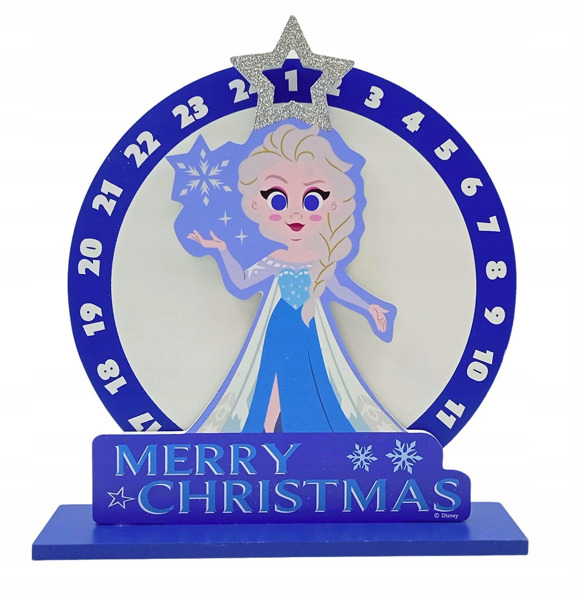 Calendar decorativ de Crăciun Disney Frozen 30 cm
