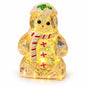 Figurină luminoasă LED – Om de zăpadă transparent 10 cm