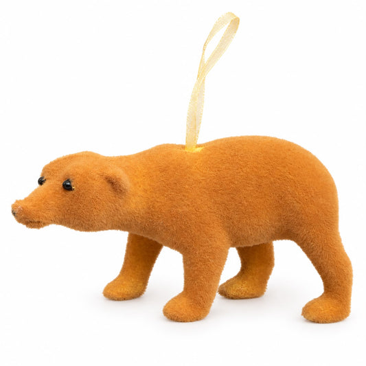 Ornament suspendabil de Crăciun – Urs maro 5,5 cm