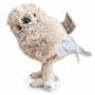 Bufniță decorativă gri pufoasă 24 cm
