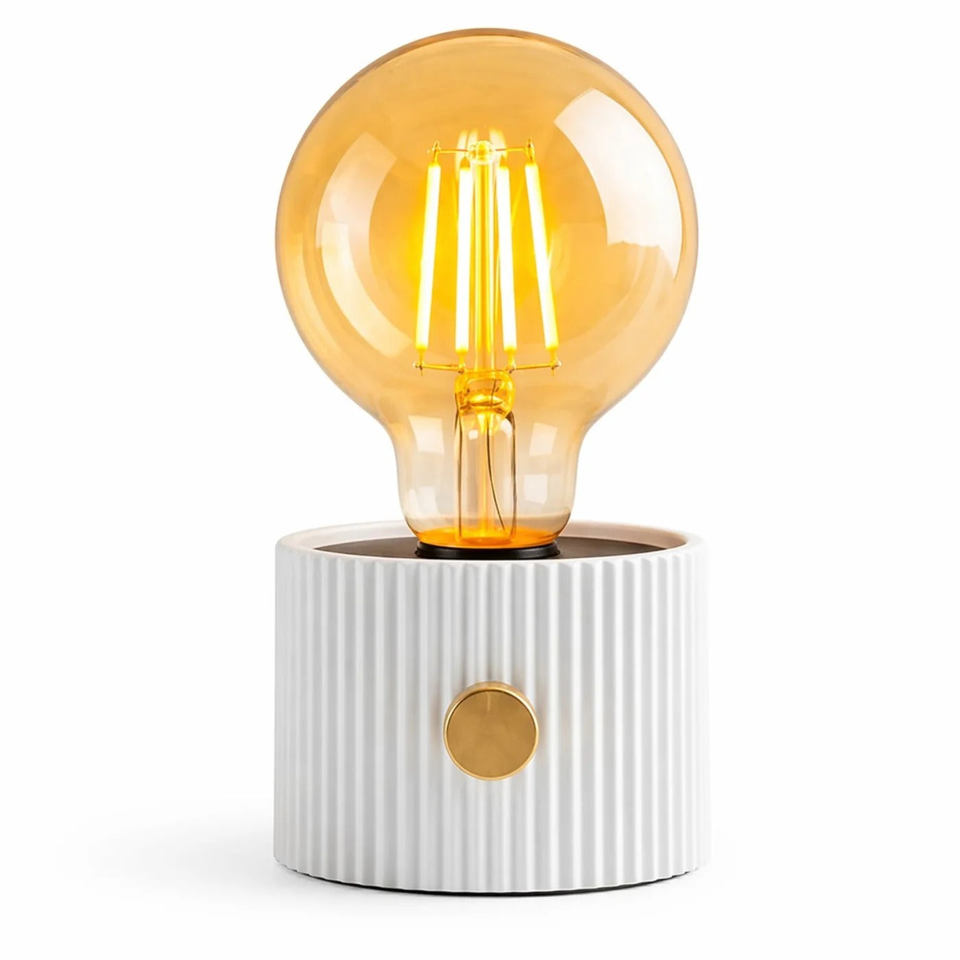 Lampă LED Decorativa 15.5x8.5cm, cu Buton Reglare Intensitate, Lumină Caldă, Incărcare USB