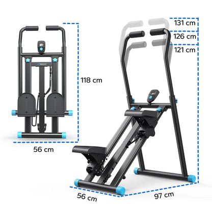 Stepper Vertical MERACH negru-albastru (MR-2448)