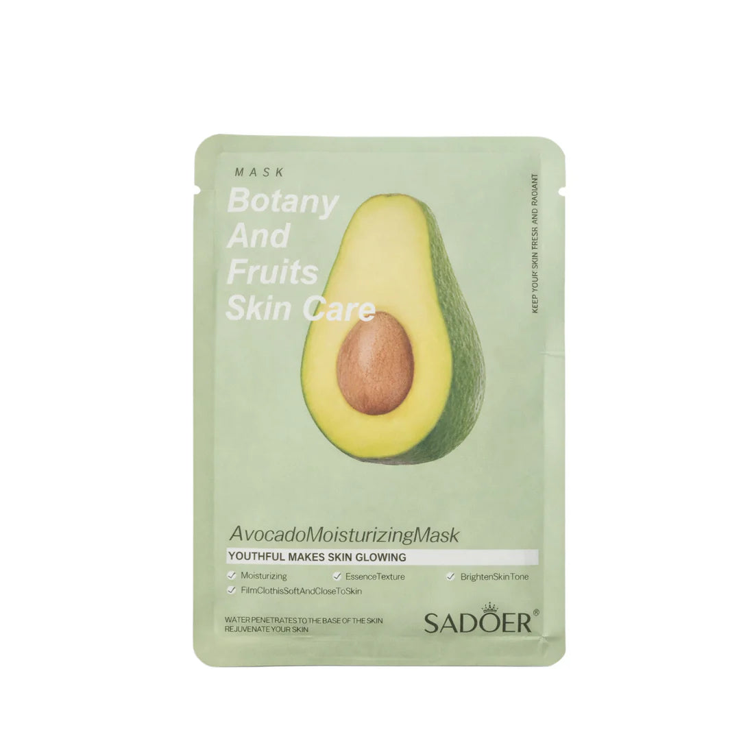 SADOER – BOTANY AND FRUITS SKIN CARE – AVOCADO MOISTURIZING MASK