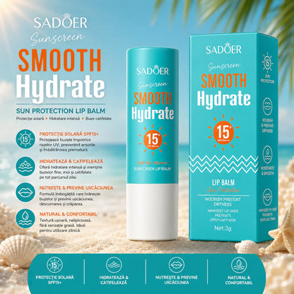 SADOER Smooth Hydrate Lip Balm SPF 15 PA+++ 3g