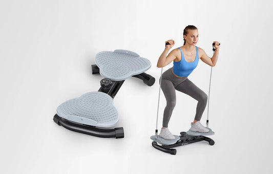 Platformă de exerciții twist, MERACH, negru-gri (MR-2465)