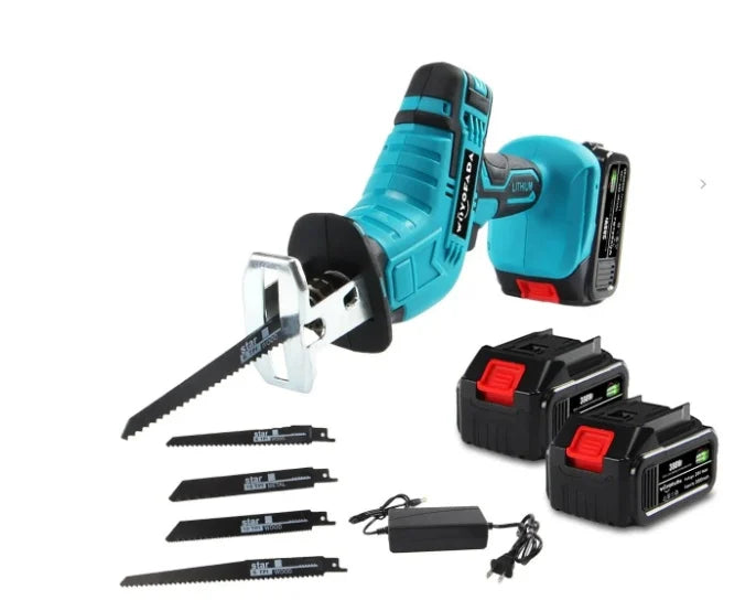 Fierastrau Sabie cu 48v cu 2 acumulatori Li-Ion, sistem quick release, valiza transport, Campion