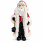 Figurină Moș Crăciun cu Felinar – Roșu și Alb 30 cm