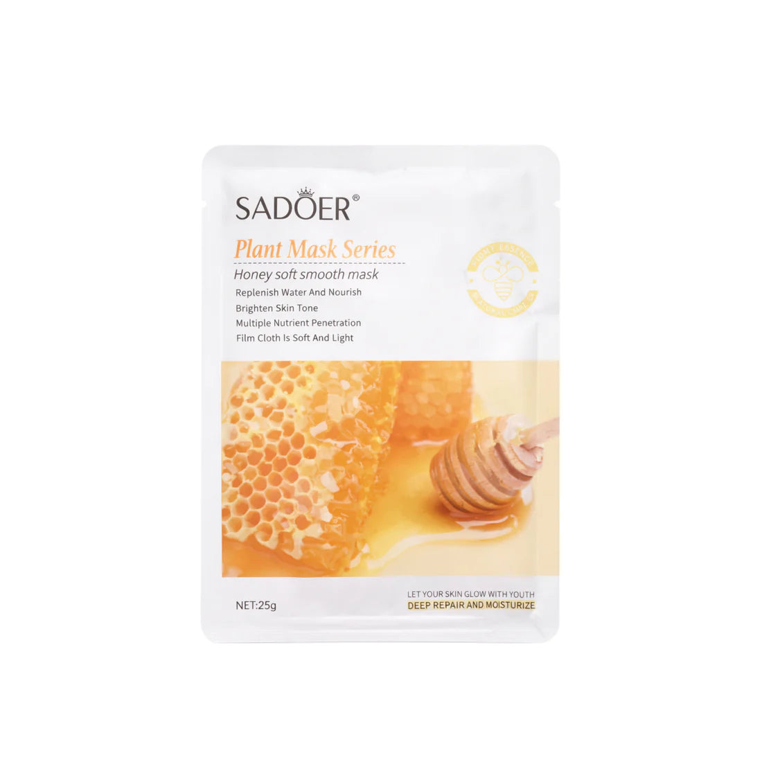 SADOER – PLANT MASK SERIES – HONEY SOFT SMOOTH MASK