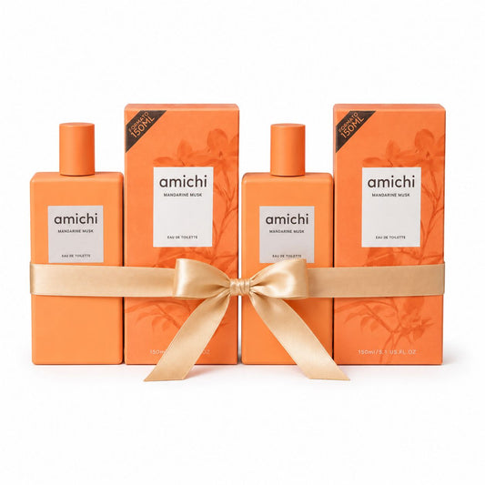 Set Parfumuri Amichi Mandarine Musk – 2 x 150 ml