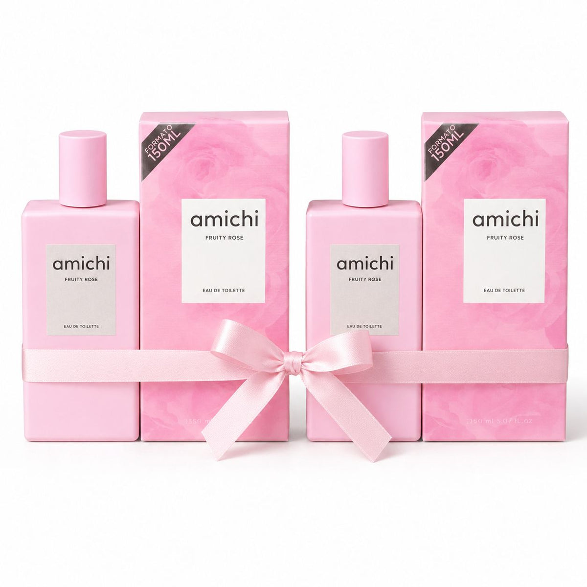 Set Parfumuri Amichi Fruity Rose – 2 x 150 ml
