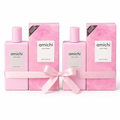Set Parfumuri Amichi Fruity Rose – 2 x 150 ml