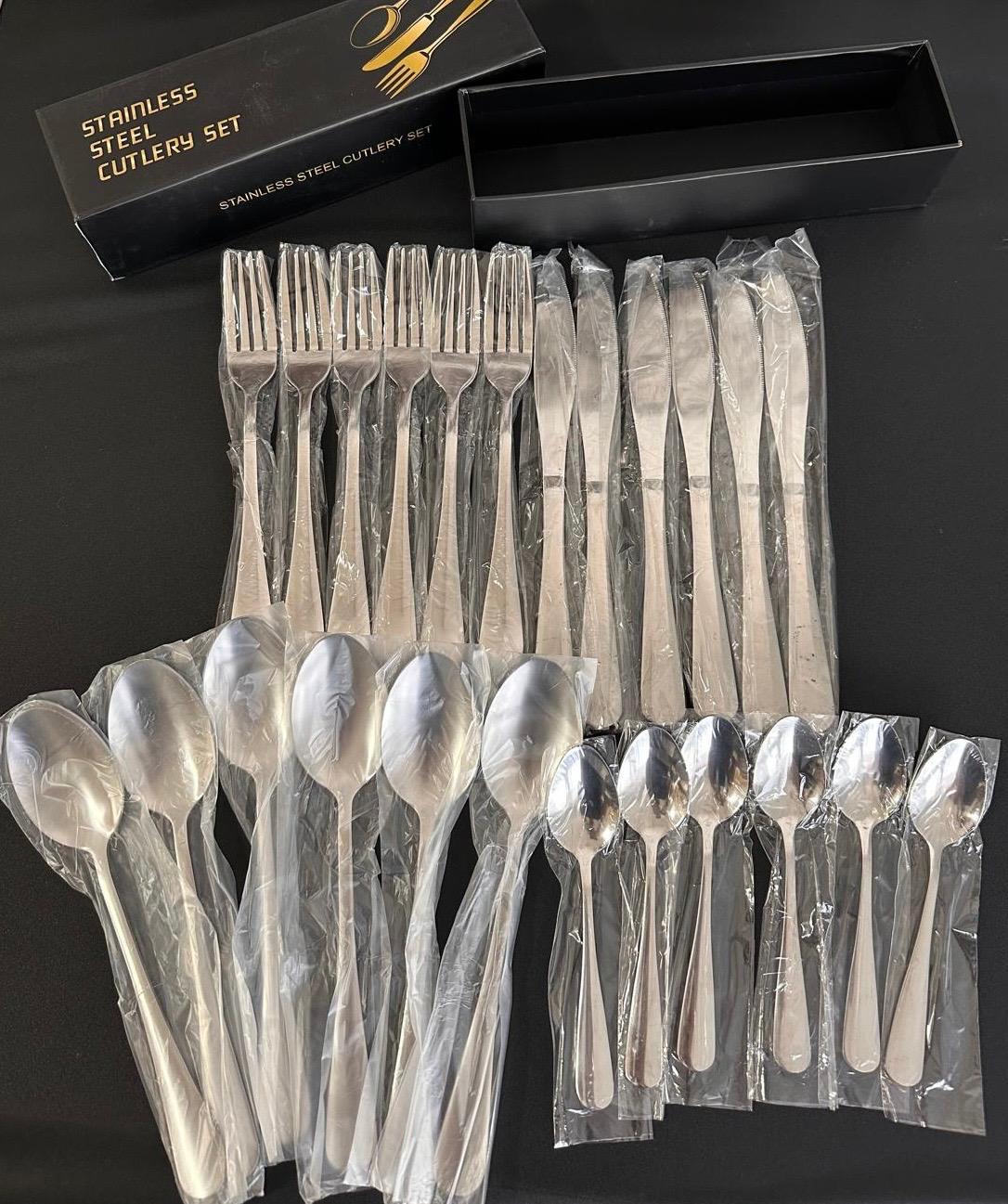 Set tacamuri 24buc/set, INOX