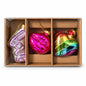 Set 3 ornamente de Crăciun multicolore – Design iubire